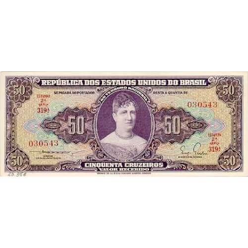 1962 - Brazil P178 20 Cruzeiros banknote