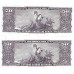 1967 - Brazil P184a 5 centavos on 50 Cruzeiros banknote