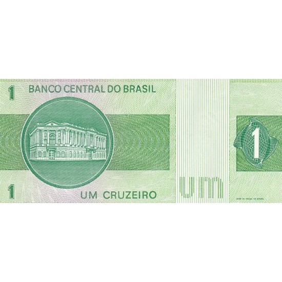 1980 - Brazil P191Ac 1 Cruceiro banknote 1980 - Brazil P191Ac 1 Cruceiro banknote