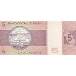 1979 - Brazil P192d 5 Cruceiros  banknote