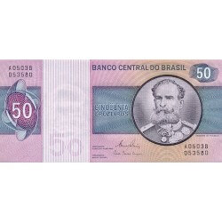 1980 - Brazil P194c 50 Cruzeiros  banknote