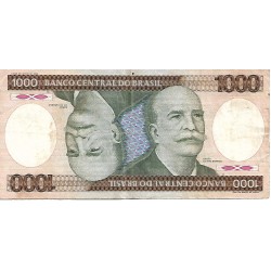1981 - Brasil P201a billete de 1.000 Cruzeiros MBC 1981 - Brasil P201a billete de 1.000 Cruzeiros MBC