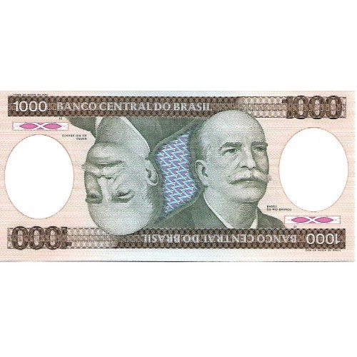 1985 - Brazil 1,000 Cruzeiros banknote P201c UNC