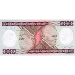 1983 - Brazil P202b 5,000 Cruzeiros banknote