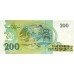 1990 - Brazil P229 200 Cruceiros banknote