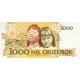 1990 - Brazil P231b 1,000 Cruceiros banknote 1990 - Brazil P231b 1,000 Cruceiros banknote