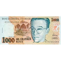 1993 - Brazil P240 1,000  Cruceiros Reais banknote