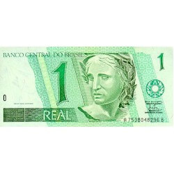 1994 - Brazil P243b 1 Real  banknote