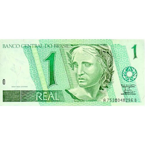 1997 - Brasil P243Ag billete de 1 Real