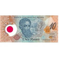 2000 - Brasil P248a billete de 10 Reais S/C 2000 - Brasil P248a billete de 10 Reais S/C