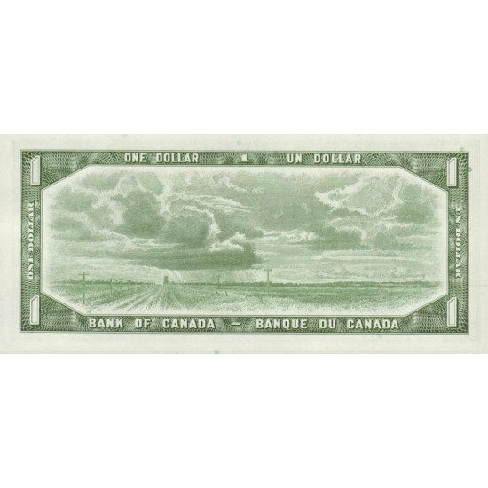 1972 - Canadá P75b 1 dollar banknote 1972 - Canadá P75b 1 dollar banknote