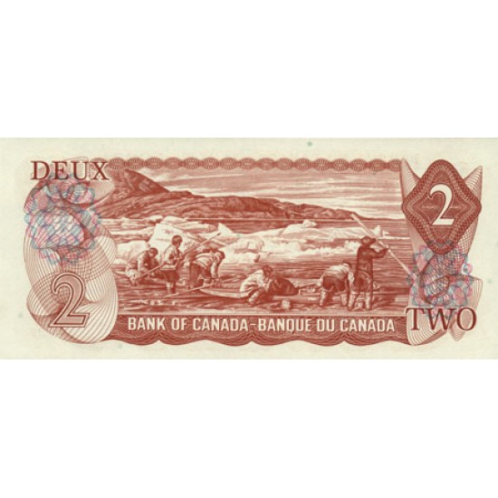 1974 - Canada P86 2 Dollars Banknote 1974 - Canada P86 2 Dollars Banknote