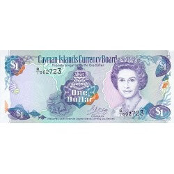 1996 - Cayman Islands 16b 1 Dollar banknote