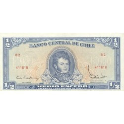 ND - Chile P134A 1/2 Escudo banknote