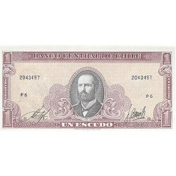 1964 - Chile P136 1 Escudo banknote