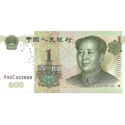 1999 - China PIC 895c billete de 1 Yüan S/C