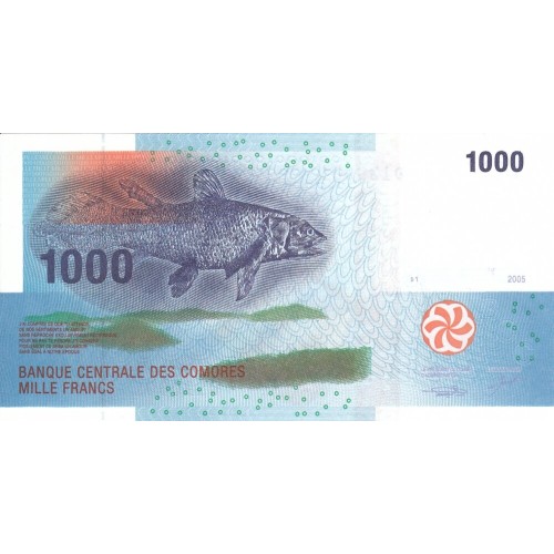 2005 - Comores PIC 16a billete de 1000 Francos