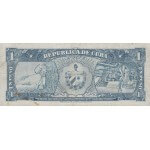1957 -  Cuba P87b  1 Peso  banknote