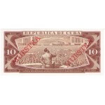 1987 - Cuba Pic 104c   3 Pesos (Muestra)  banknote