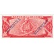 1985 - Cuba P107 3 Pesos banknote Specimen Muestra 1985 - Cuba P107 3 Pesos banknote Specimen Muestra