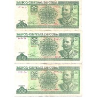 2015 - Cuba P116 5 Pesos banknote F