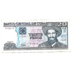2015 - Cuba P122 billete de 20 Pesos MBC