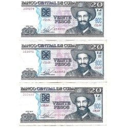 2016 - Cuba P122 20 Pesos banknote VF