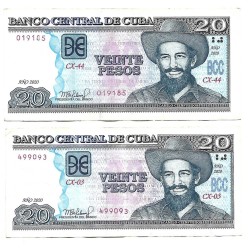 2020 - Cuba P122 billete de 20 Pesos MBC