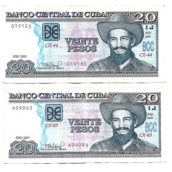 2020 - Cuba P122 20 Pesos banknote VF