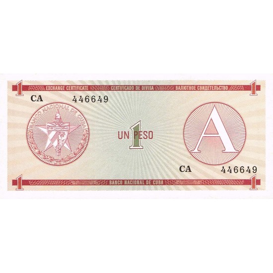 1985 - Cuba P-FX1 billete de 1 Peso 1985 - Cuba P-FX1 billete de 1 Peso