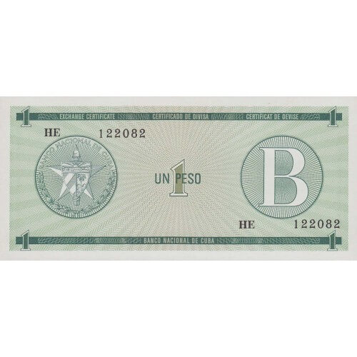 1985 - Cuba P-FX6 billete de 1 Peso B