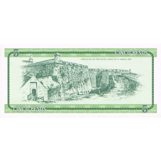 1985 - Cuba P-FX7 5 Pesos banknote 1985 - Cuba P-FX7 5 Pesos banknote