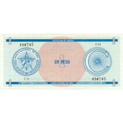 1985 - Cuba P-FX11 1 Peso banknote