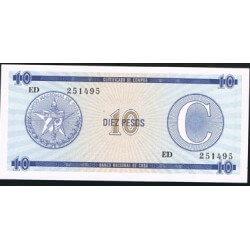 1985 - Cuba P-FX14 C billete de 10 Pesos
