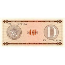 ND - Cuba P-FX35 billete de 10 Pesos S/C ND - Cuba P-FX35 billete de 10 Pesos S/C