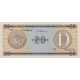 1985 - Cuba P-FX36 20 Pesos banknote 1985 - Cuba P-FX36 20 Pesos banknote