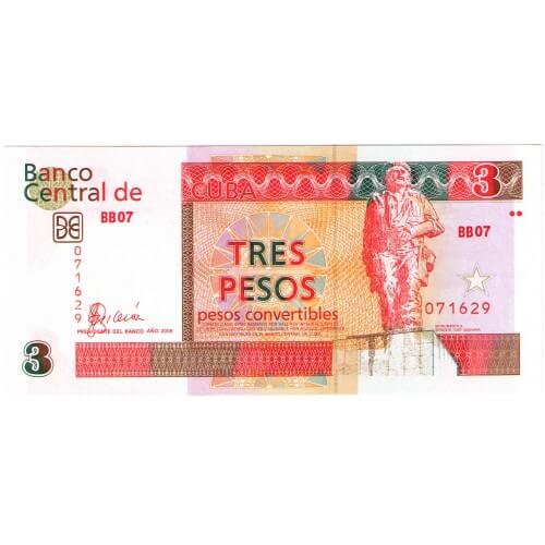 2006 - Cuba P-FX47 3 Pesos banknote