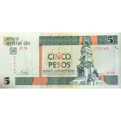 2006 - Cuba P-FX48 billete de 5 Pesos