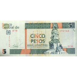 2006 - Cuba P-FX48 billete de 5 Pesos