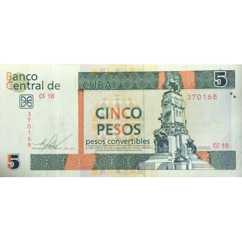 2006 - Cuba P-FX48 billete de 5 Pesos
