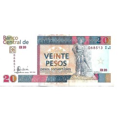 2006 - Cuba P-FX50 20 Pesos banknote VF