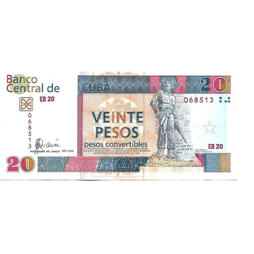 2006 - Cuba P-FX50 billete de 20 Pesos EBC 2006 - Cuba P-FX50 billete de 20 Pesos EBC