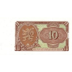 1953 - Czechoslovakia PIC 83b 10 Korun banknote UNC