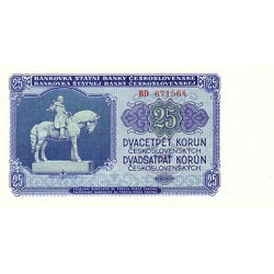 1953 -  Czechoslovakia Pic 84    25 Korun  banknote