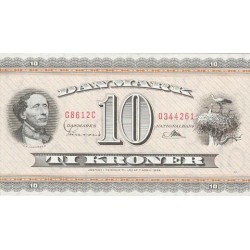 1958/60 -  Denmark Pic 44 v   10 Kroner banknote