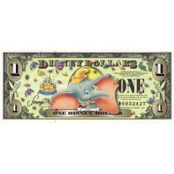 2005 - Disney United States 1 Dollar banknote