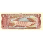 1988 - Dominican Republic P118c 5 Pesos Oro banknote