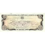 1988 - Dominican Republic P126 1 Peso Oro banknote