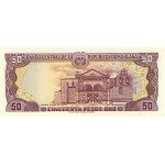 1990 - Dominican Republic P127 50 Pesos Oro banknote