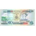 2003 - Estados Caribe Del Este PIC 42Av billete de 10 Dólares S/C